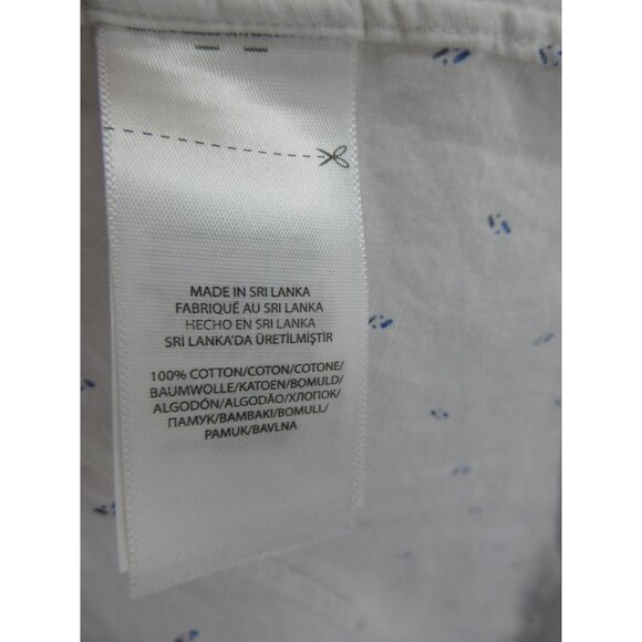 Ralph Lauren Shirt Medium Button Down Micro Geometric Preppy Woven - Picture 10 of 11